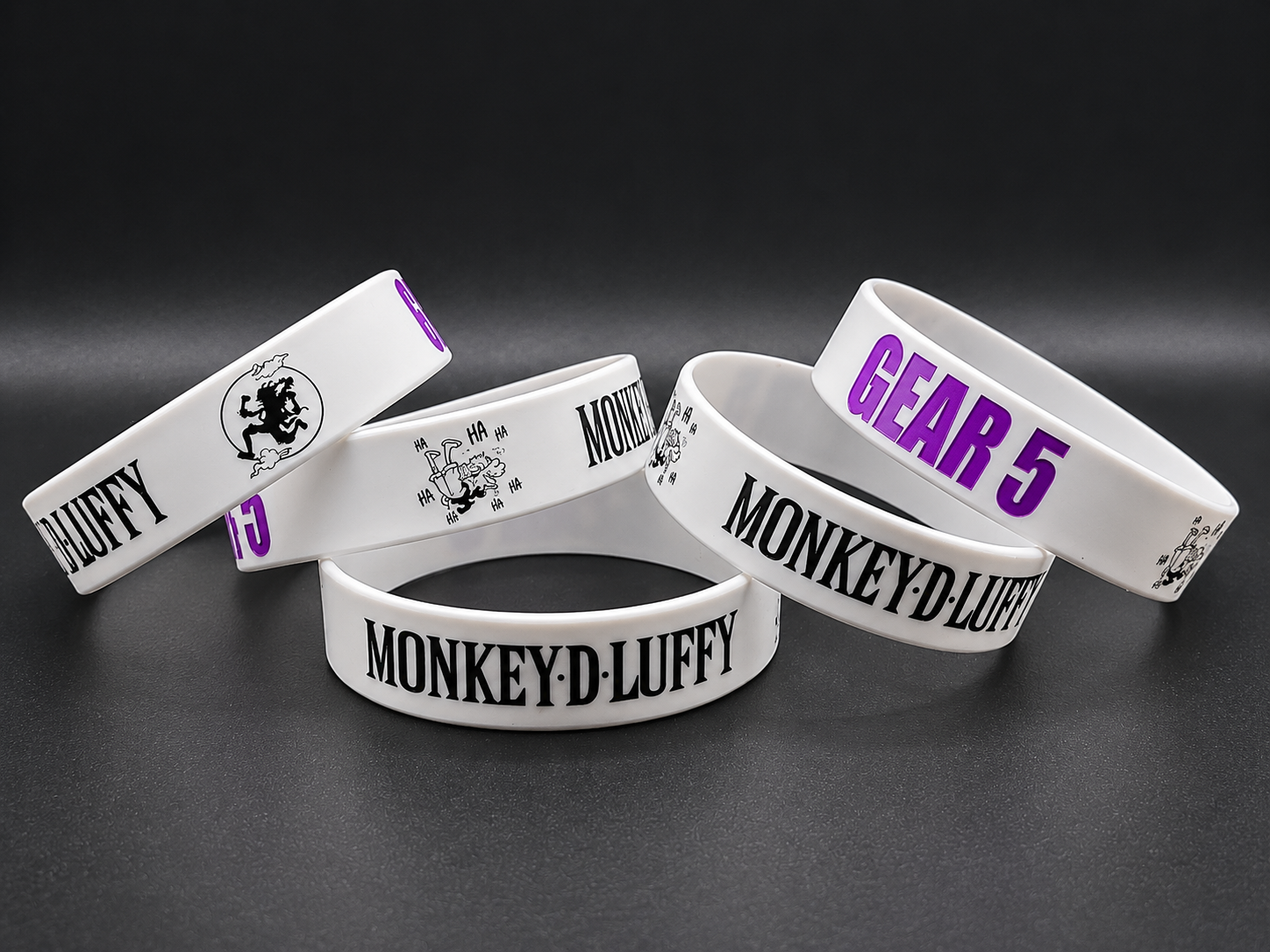 Monkey D. Luffy "Gear 5" White 3/4 inch