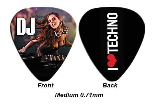 DJ Techno Guitar Pick
