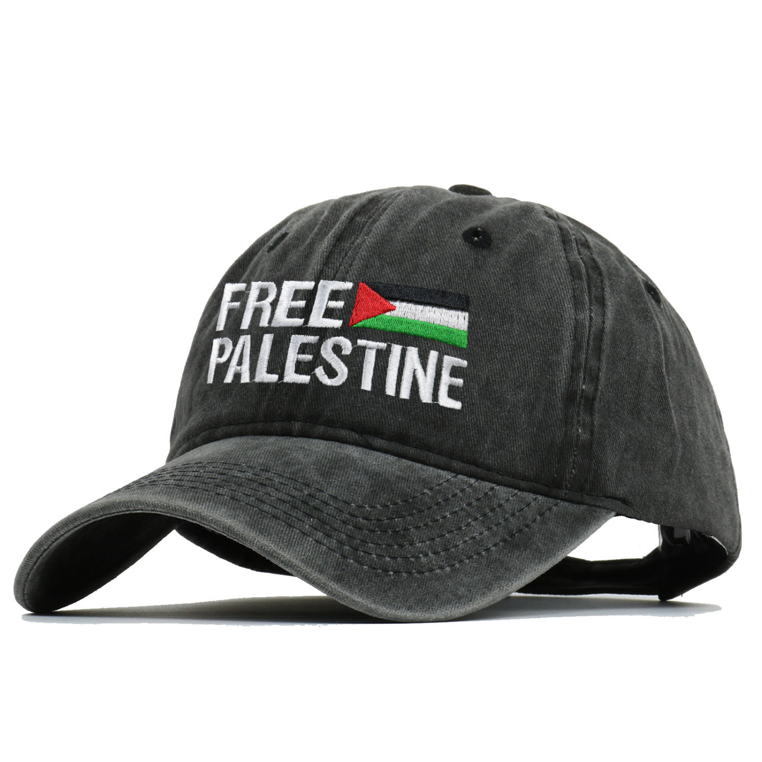 Free Palestine Cap Black