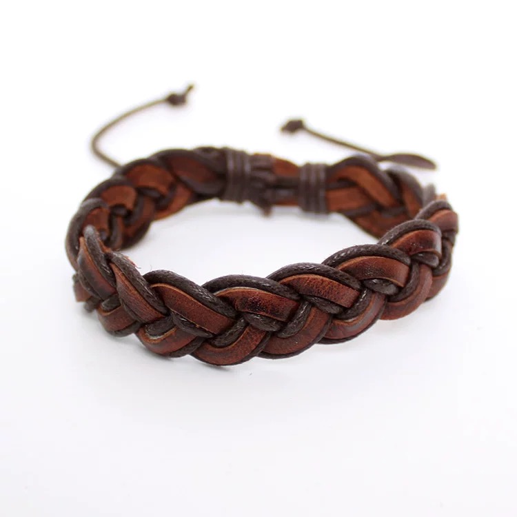 Heritage Braided Leather Bracelet