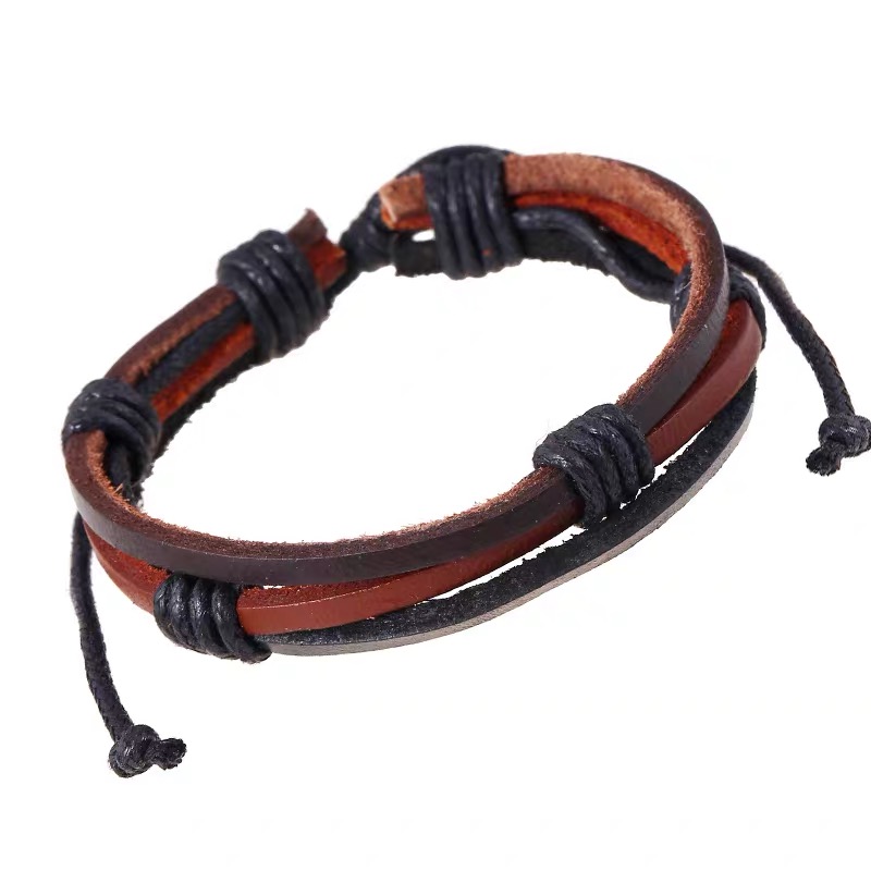 Ranger Triple Leather Bracelet