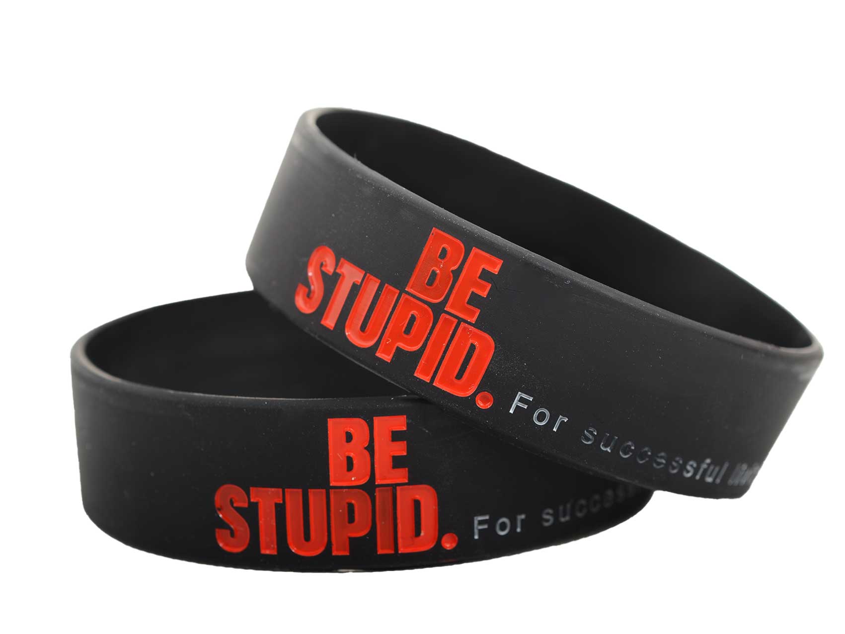 Be Stupid Red 3/4 inch